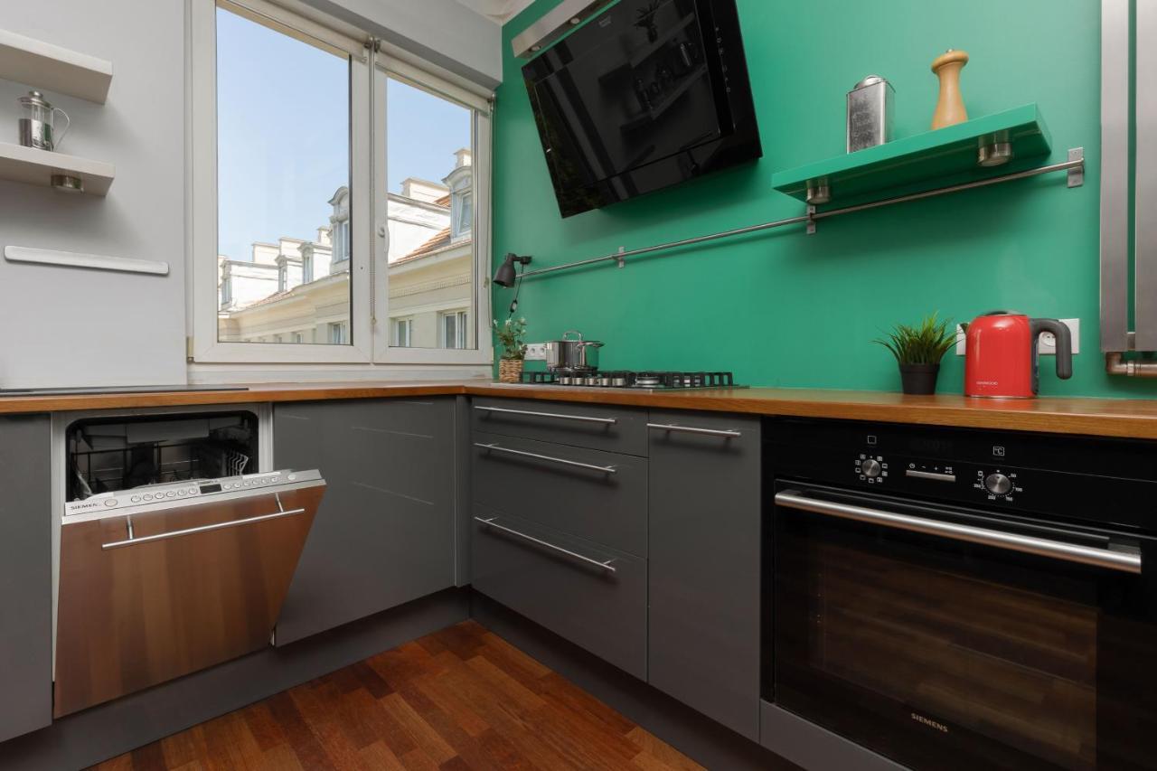 Comfy Warsaw City Centre Apartment By Noclegi Renters Exteriör bild
